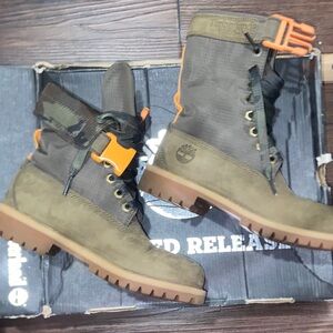 NIB Timberland Camoflauge lIMITED RELEASE Wmns Sz 6 fold over Green & Camo Boots